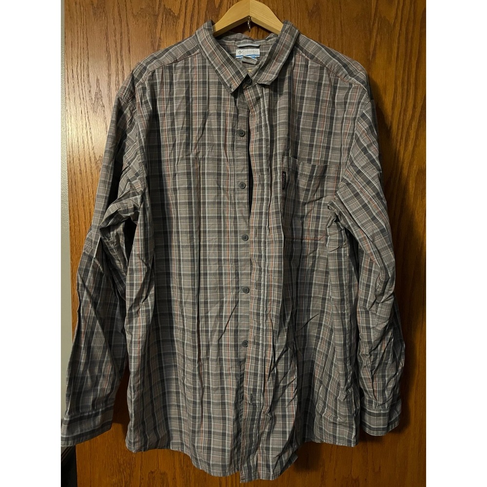 Columbia Shirt‎ Mens XXL Button Up Long Sleeve Casual Outdoor